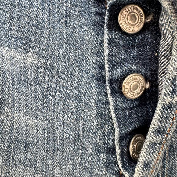 7 For All Mankind Light Blue Jeans - Picture 5 of 11